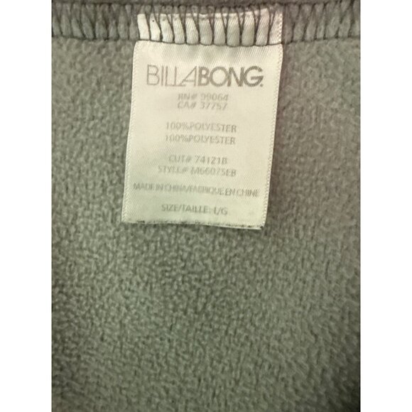 Billabong Mens Gray Hooded Full-Zip Jacket With Orange Accents Lightweight Polye - Picture 9 of 10